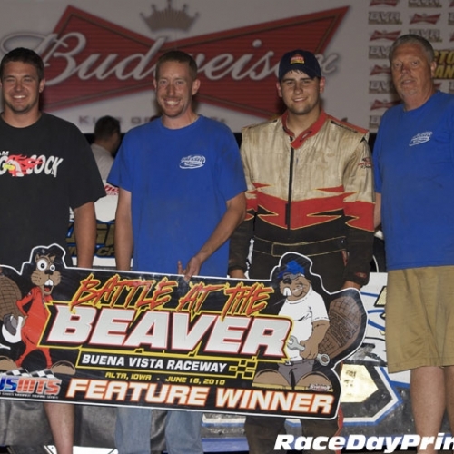 Ryan and crew celebrate their win at The Beaver.